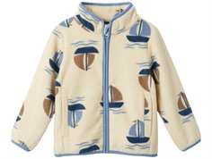 Name It fleece jacket fog with boat print